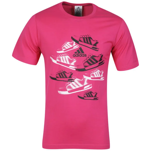 adidas Herren Per Sneaker T-Shirt - Radian Pink - S - Radian Pink Bild 1