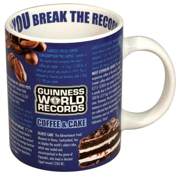 Guinness WR - Coffee Records Mug with Coffee Bild 1