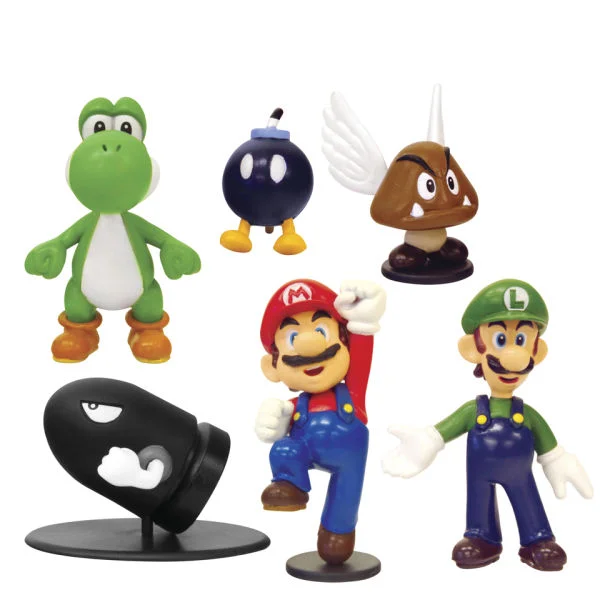 Nintendo Super Mario Mini Figures Series 1 Box Set - 6 Figures Bild 1