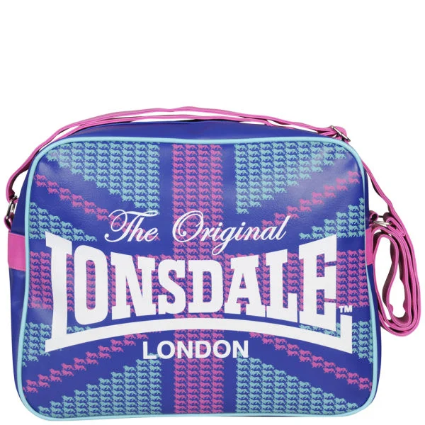 Lonsdale Logo Front Messenger Bag - Blue Bild 1