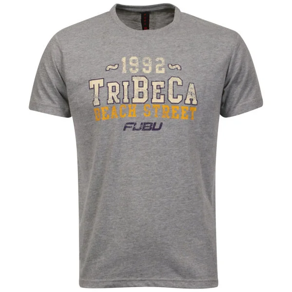 FUBU Men's Tribeca T-shirt - Grey - S - Grau Bild 1