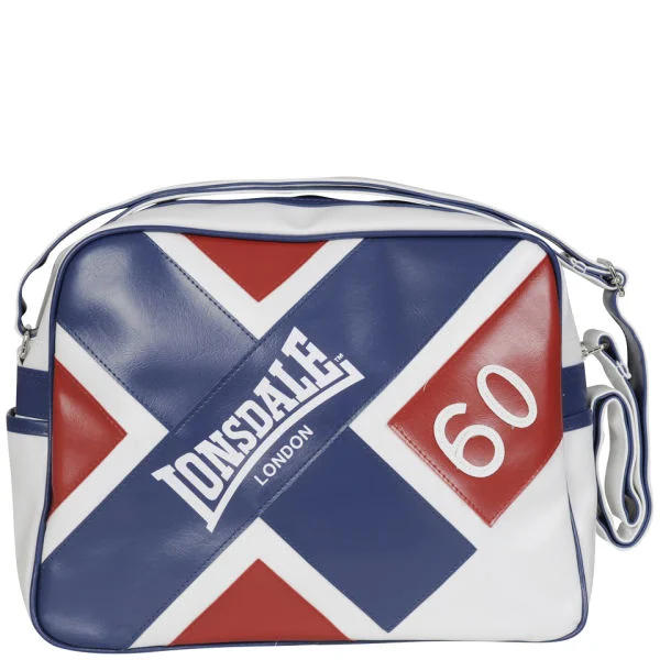 Lonsdale Union Jack Messenger Bag - White Bild 1