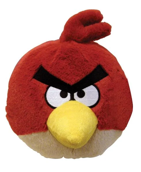 Angry Birds: 8 Inch Plush Red Bird Bild 1