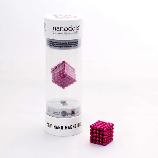 Nanodots Magnetische Kügelchen 125 Teile - Pink Bild 1