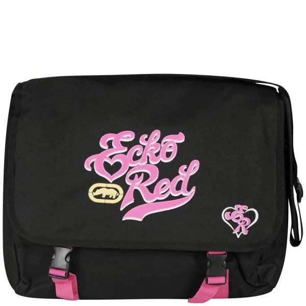 Ecko Women's Lola Messenger Bag - Black/Pink Bild 1