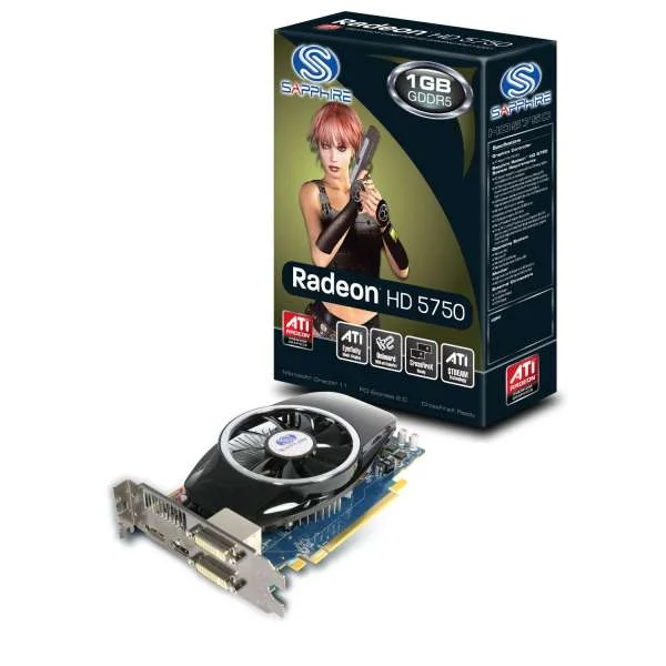 Sapphire Radeon HD 5750 1GB GDDR5 PCI-E x16 (DVI-D/HDMI/DisplayPort) Bild 1