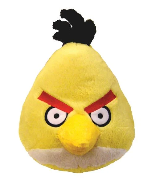 Angry Birds: 8 Inch Plush Yellow Bird Bild 1