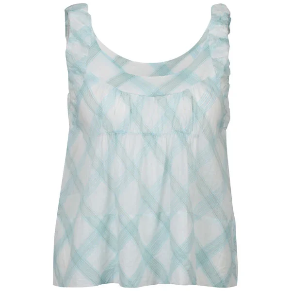 Chloe Women's Criss Cross Vest - White - 10 - Weiß Bild 1