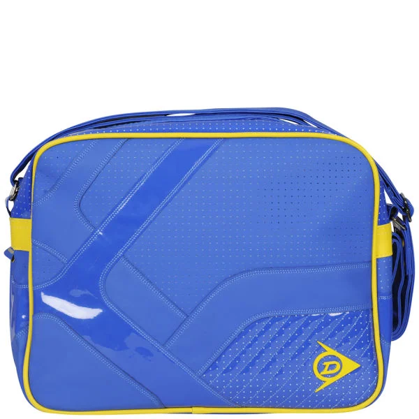 Dunlop Logo Front Messenger Bag - Blue Bild 1