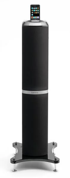 Lenco Tower 1 Speaker with iPod Docking Tower (Black) Bild 1