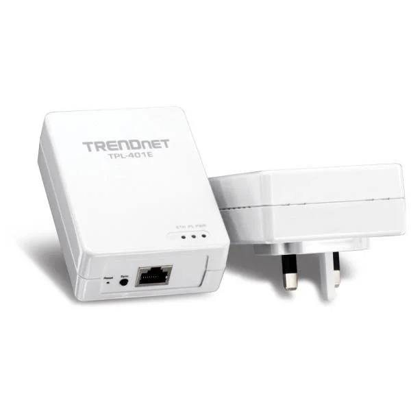 TrendNET 500Mbps Powerline AV Adapter Kit TPL-401E2K Bild 1