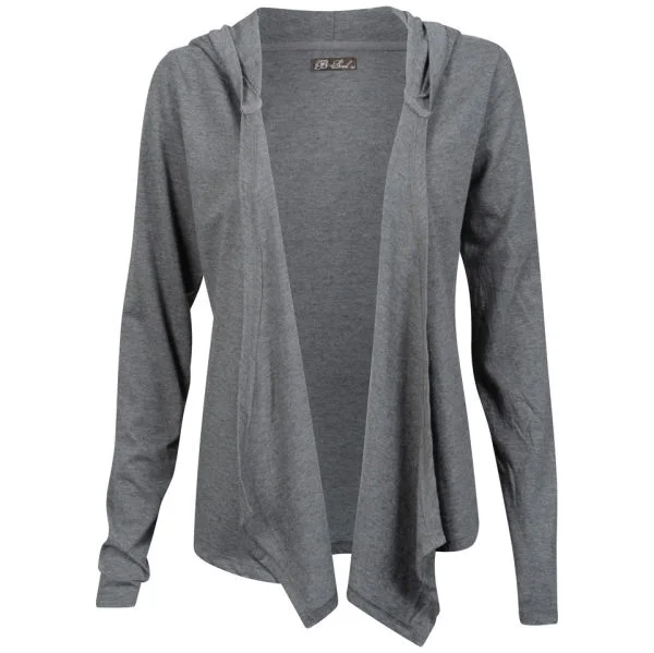 Brave Soul Women's Ryder Hooded Cardigan - Grey Marl - S - Grau Bild 1