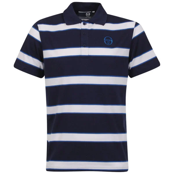 Sergio Tacchini Men's Coniston Pique Polo-Shirt - Navy - S - Marineblau Bild 1