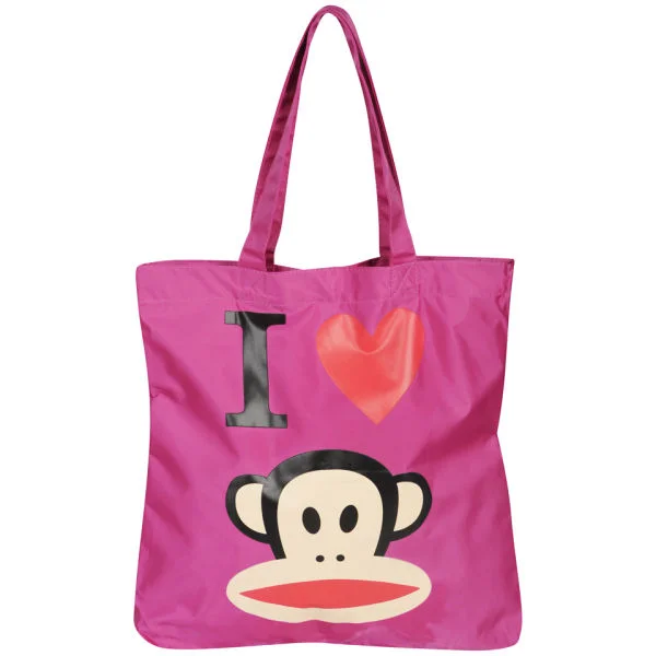 Paul Frank 'I love Paul Frank' Canvas Shopper - Pink Bild 1