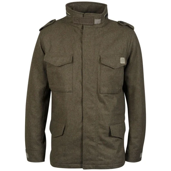 Jack & Jones Vintage Men's Wool Jacket - Brown - S - Braun Bild 1