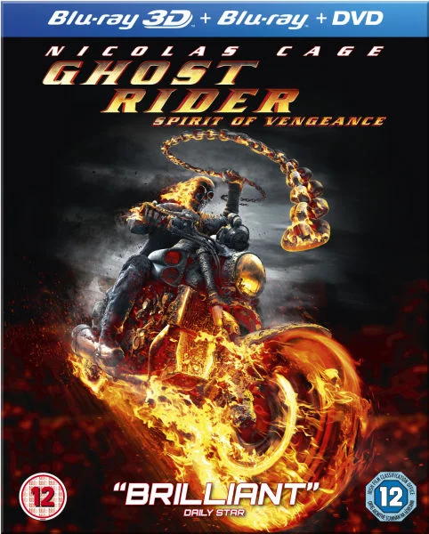 Ghost Rider 2: Spirit of Vengeance (Blu-Ray 3D, Blu-Ray and DVD) Bild 1