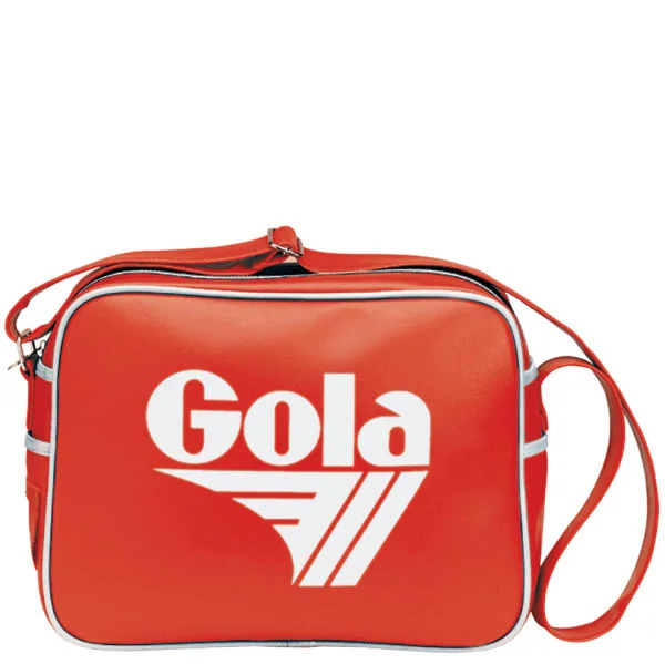 Gola Men's 'Redford' Messenger Shoulder Bag - Red/White Bild 1