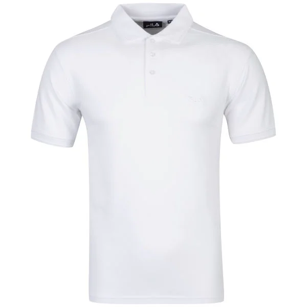 FILA Men's Bunda Polo Shirt - White - S - Weiß Bild 1