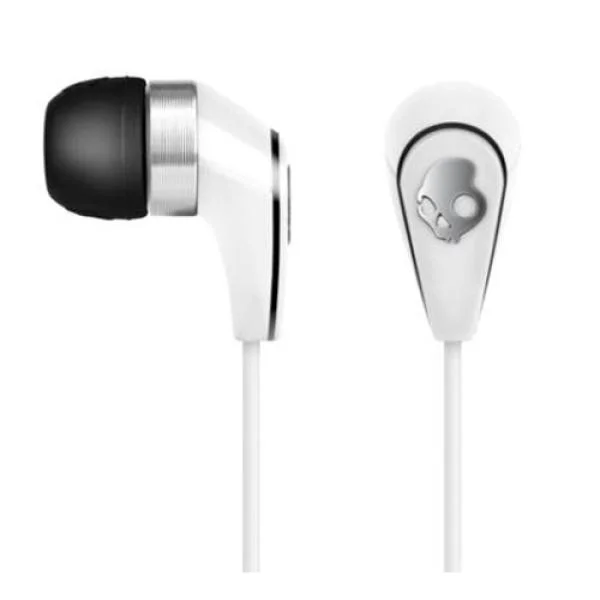 Skullcandy 2010 50/50 Earphones w/Shuffle Control - White/Chrome Bild 1