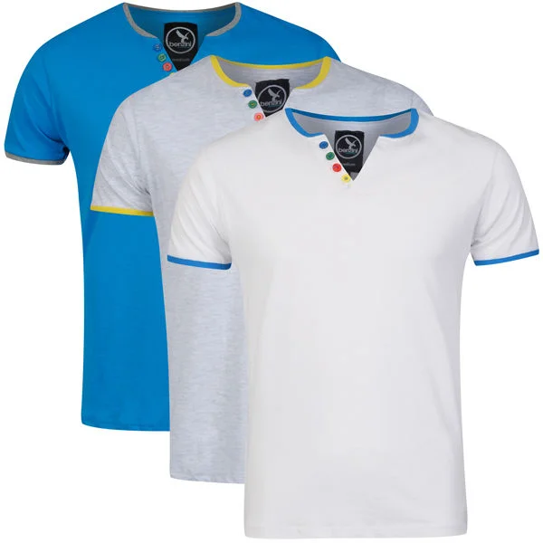 Benzini Men's Gogle 3-Pack T-Shirts - White/Electric/Ash - - S - White/Electric/Ash Bild 1