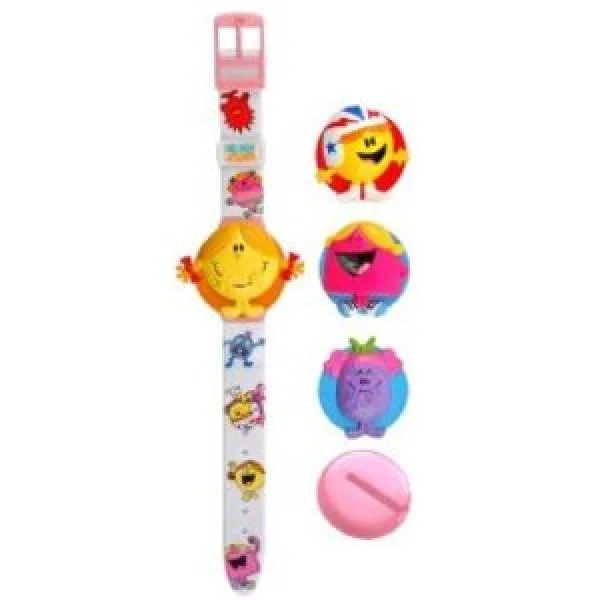 Mr Men Girls Interchangable Watch & Badge Clip Bild 1