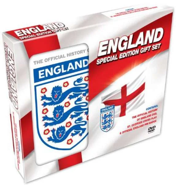 Official History of England Box Set (Includes DVD, St Georges Flag & Official England Pin Badge) Bild 1