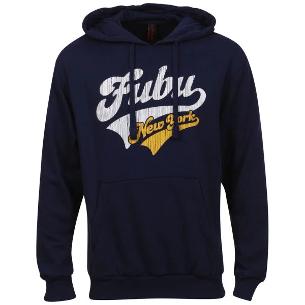 FUBU Men's Vintage New York Hoody - Navy - S - Marineblau Bild 1