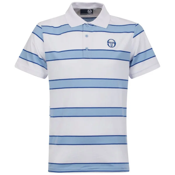 Sergio Tacchini Men's Coniston Pique Polo-Shirt -White - S - Weiß Bild 1