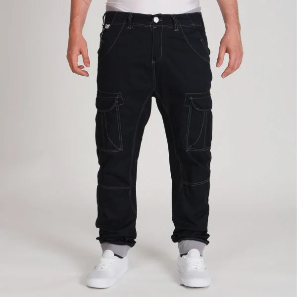 55 Soul Men's Soul Drop Crotch Chino - Navy - 30R - Marineblau Bild 1