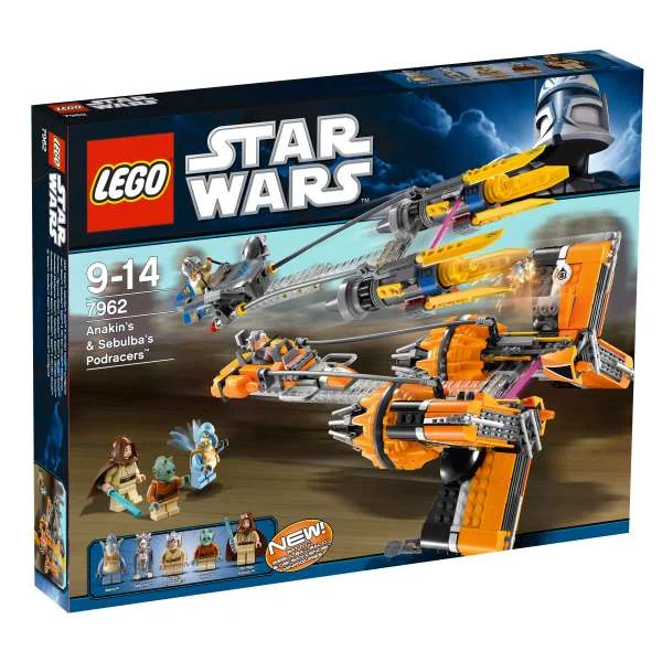 LEGO Star Wars: Anakin's & Sebulba's Podracers (7962) Bild 1