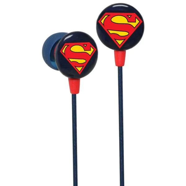 iHip DC Comics Superman Logo Printed Earphones Bild 1