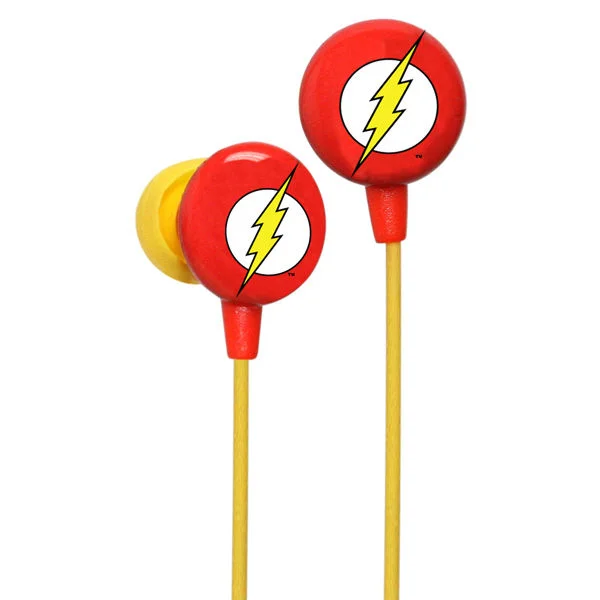 iHip DC Comics Flash Logo Printed Earphones Bild 1
