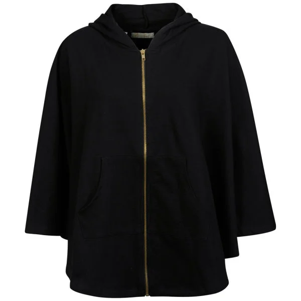 Brave Soul Women's Cape Jersey Cardigan - Black - S - Schwarz Bild 1