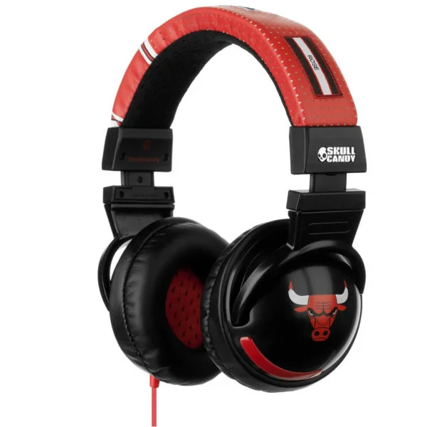 Chicago Bulls Skullcandy: Hesh Over-Ear Headphone with In-Line Microphone and Control Switch (Derrick Rose) Bild 1
