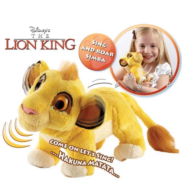 Anipets Lion King 7 Inch Sing and Roar Simba Bild 1