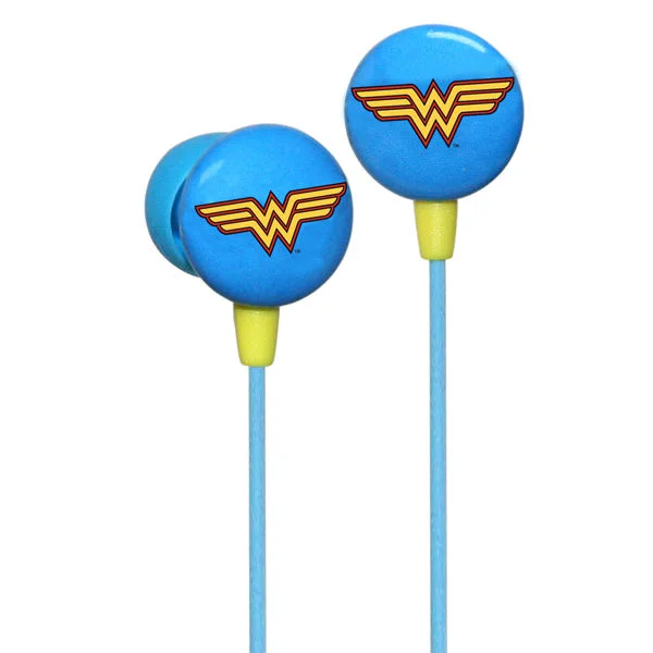 iHip DC Comics Wonder Woman Logo Printed Earphones Bild 1