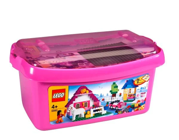 LEGO Bricks and More: Large Pink Brick Box (5560) Bild 1