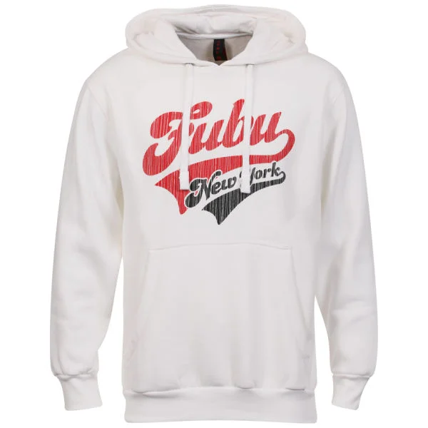 FUBU Men's Vintage New York Hoody - White - S - Weiß Bild 1
