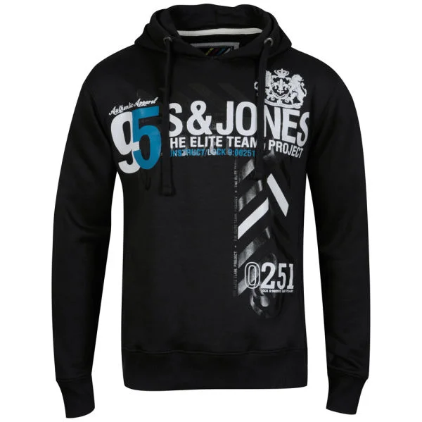 Smith & Jones Men's Asterio Sweat - Black - S - Schwarz Bild 1
