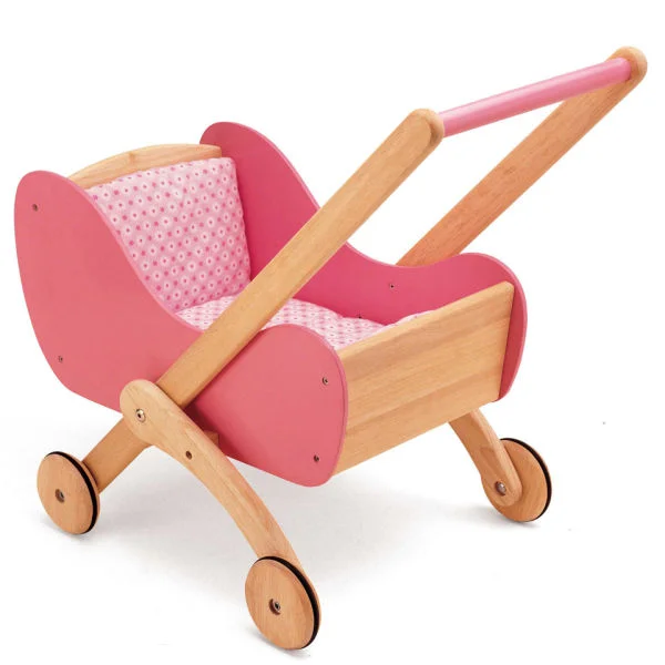 Pintoy Wooden Doll's Buggy Bild 1