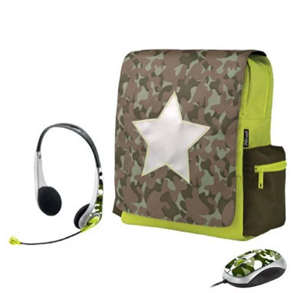 Trust Combat 12 Inch Netbook Schoolbag with Mouse and Headset Bild 1