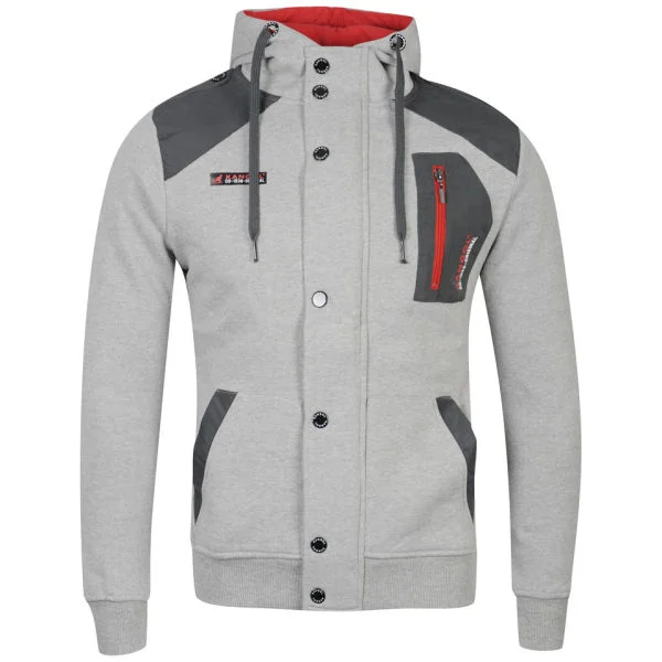 Kangol Men's Arrowsmith Zip Through Fleece Sweat - Grey - S - Grey M Bild 1