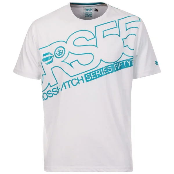 Crosshatch Men's Klock Crew Neck T-Shirt - White - S - Weiß Bild 1