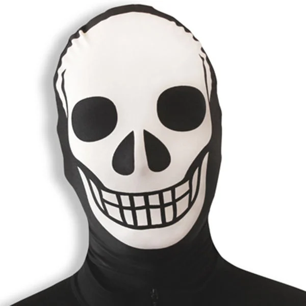 Morphsuits Mask - Skeleton Black Bild 1