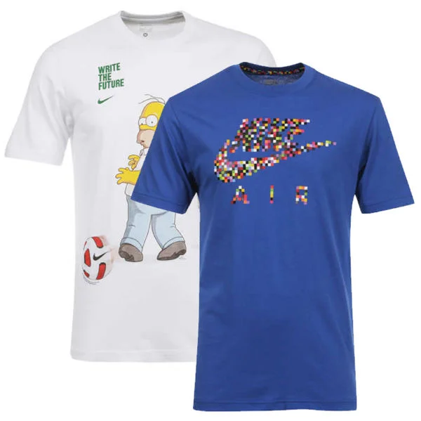 Nike 2-Pack Air Pixel and Ronaldoh Tees - Blue/White - S - Blau/Weiß Bild 1