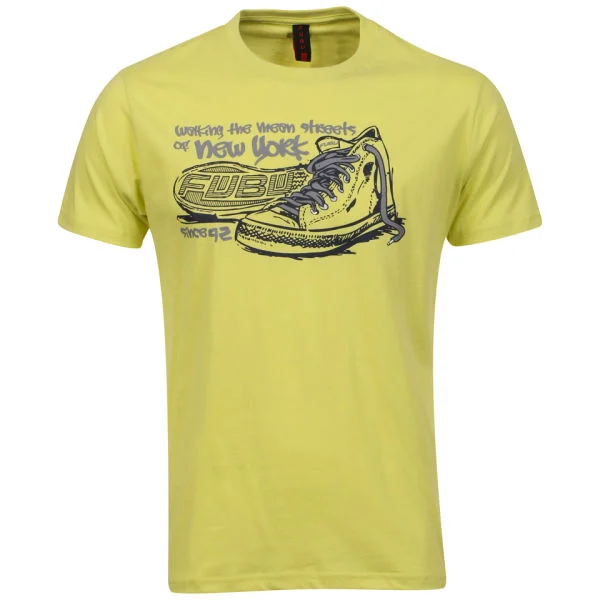 FUBU Men's Sneaker T-shirt - Yellow - S - Gelb Bild 1
