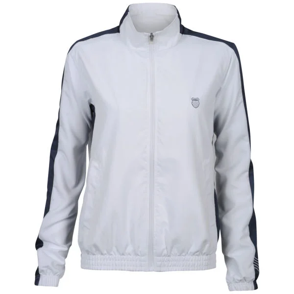 K-Swiss Women's Accomplish Jacket - White/Navy - XS - White/Navy Bild 1