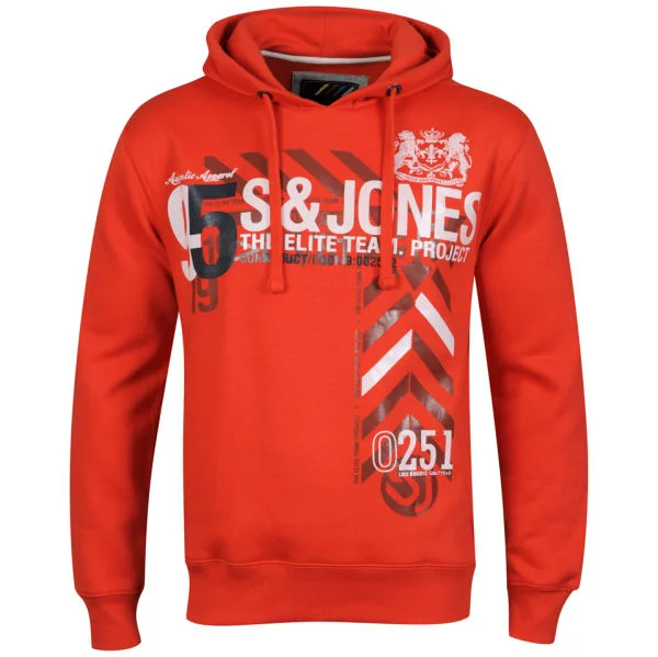 Smith & Jones Men's Asterio Sweat - Pillar Box Red - S - Pillar Box Red Bild 1