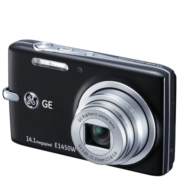 GE E1450W Digital Camera - Black (14MP, 5 x Optical, 2.7 Inch LCD) Bild 1