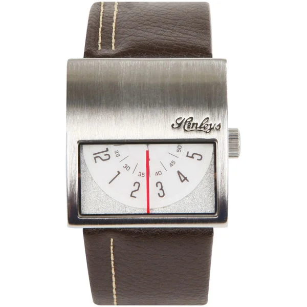 Henleys Leather Strap Watch Bild 1